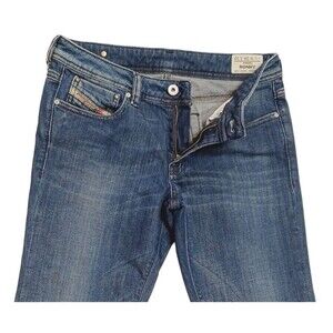 Diesel Ronhy Wash 008IG Stretch, Women's Size 29 Straight Leg Faded Blue Jean